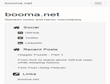 Tablet Screenshot of booma.net